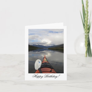 Tarjeta Kayak Journey; Feliz cumpleaños