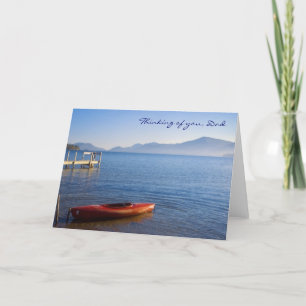 Tarjeta Kayak, pensando en ti, papá