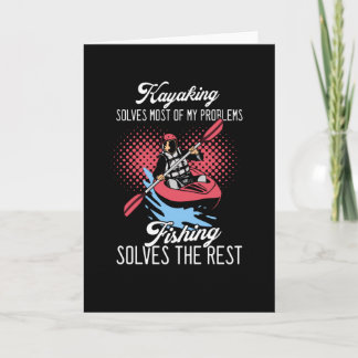 Tarjeta Kayak, pesca divertida