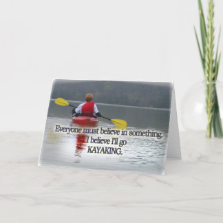 TARJETA KAYAKING MOTTO / CITA