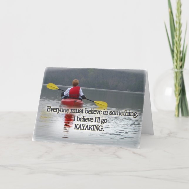 TARJETA KAYAKING MOTTO / CITA (Anverso)