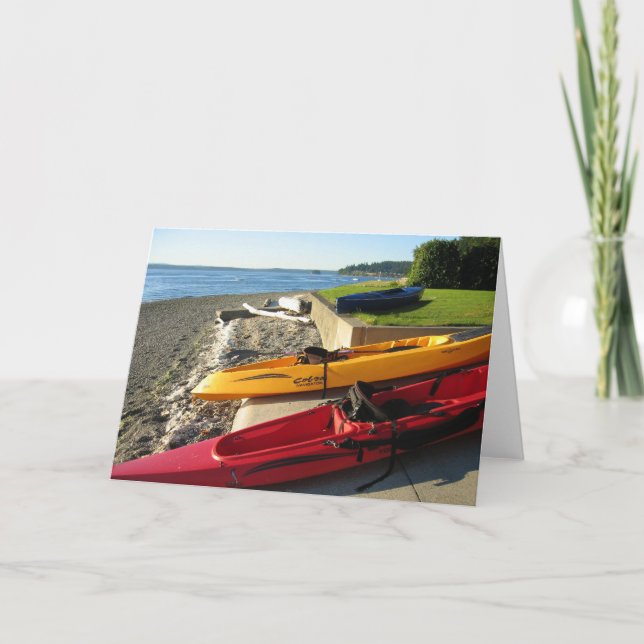 Tarjeta Kayaks (Anverso)
