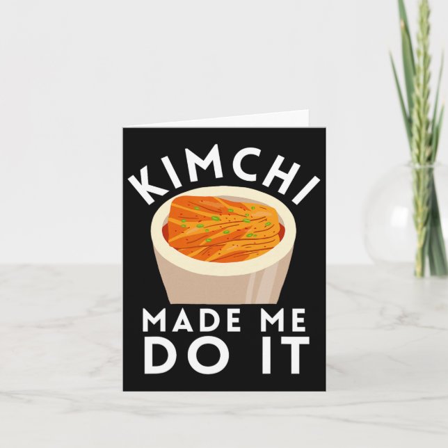 Tarjeta Kbbq coreano Bbq Kimchi Ramen (Anverso)