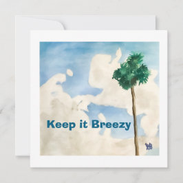 Tarjeta Keep it Breezy