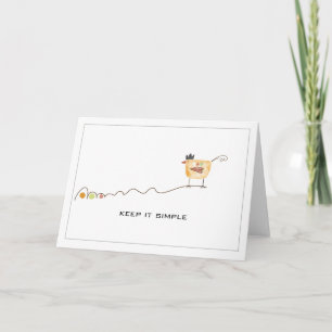 Tarjeta keep it simple