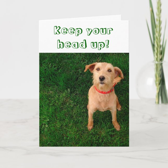 Tarjeta Keep Your Head Up Card (Anverso)