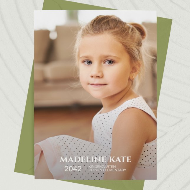 Tarjeta Keepsake de Año Escolar (Subido por el creador)