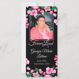 Tarjeta Keepsake para Personalizados de flores ros