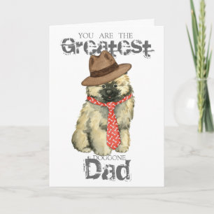 Tarjeta Keeshond Dad