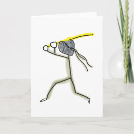 Tarjeta Kendo Stickman