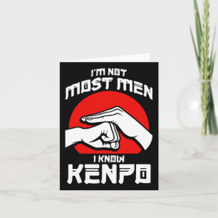 Tarjeta Kenpo Artes Marciales de la autodefensa agresiva