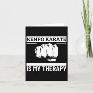 Tarjeta Kenpo Karate es mi divertido Kenpo americano