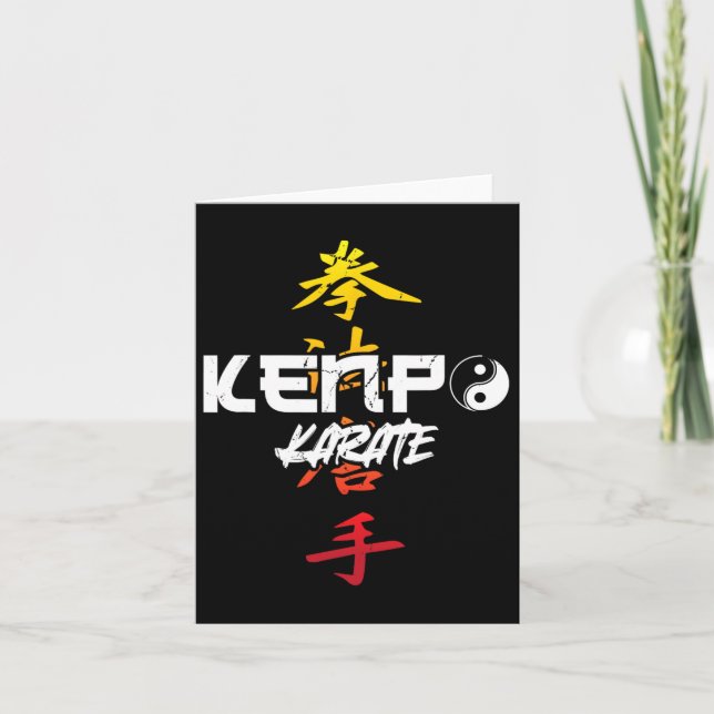 Tarjeta Kenpo Karate Karate (Anverso)