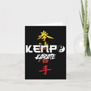 Tarjeta Kenpo Karate Karate