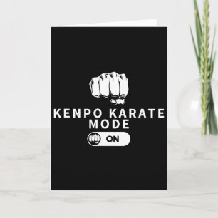 Tarjeta Kenpo Karate Mode En Kenpo Estadounidense Divertid
