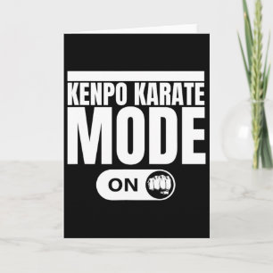 Tarjeta Kenpo Karate Mode On Funny American Kenpo 1