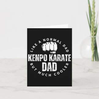 Tarjeta Kenpo Karate Papá Cita al Funny Americano Kenpo
