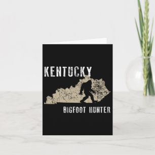 Tarjeta Kentucky Bigfoot Hunter