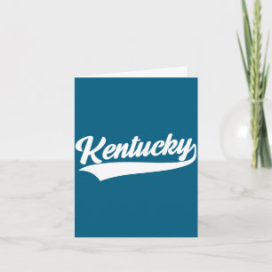Tarjeta Kentucky - diseño retro - clásico