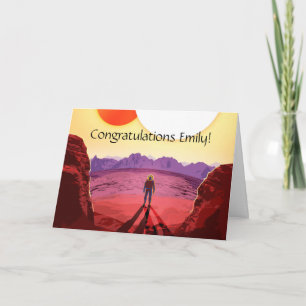 Tarjeta Kepler Space Travel Destination Planet Adventure