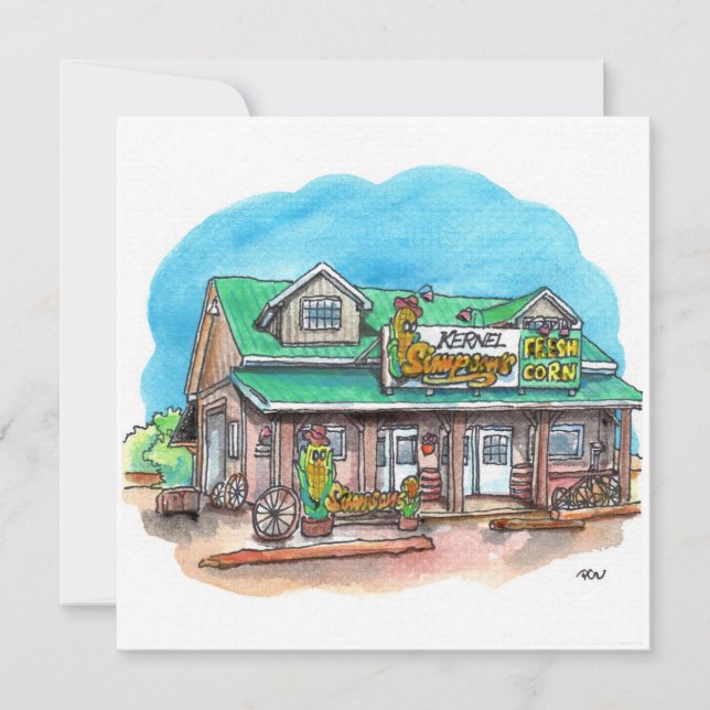 Tarjeta Kernel Simpson's Sweet Corn (Anverso)