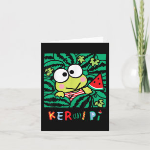 Tarjeta Keroppi Watermelon Summer Fun