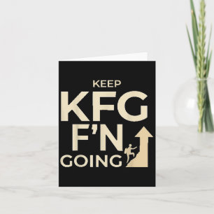 Tarjeta Kfg Sigue Adelante Al Estilo Militar