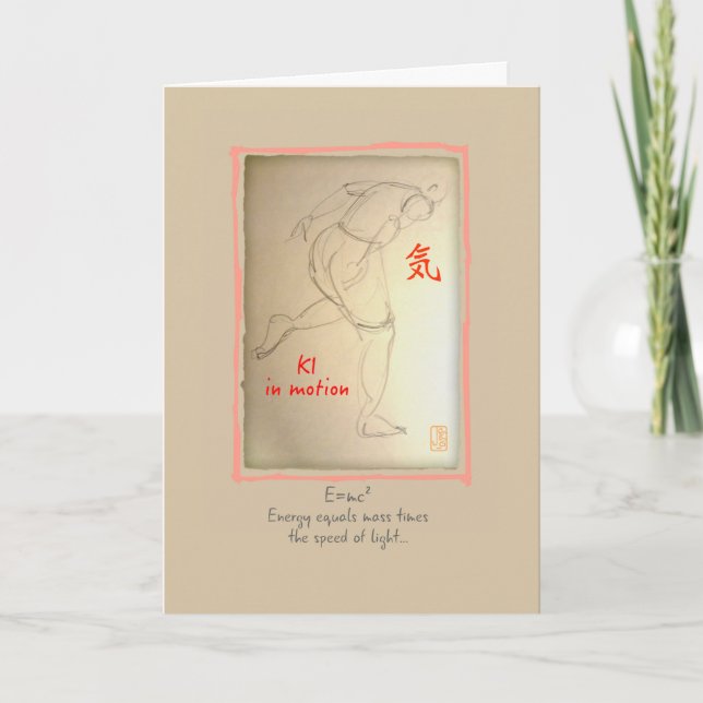 Tarjeta "Ki in Motion Card" Gracias amigo (Anverso)