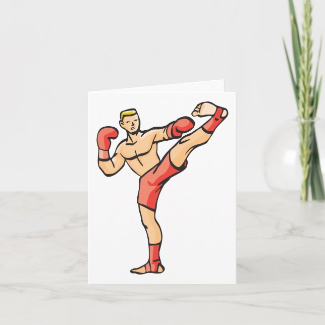 Tarjeta Kick Boxing (Anverso)
