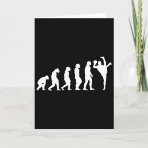 Tarjeta Kickboxer de kickboxing de Evolución 