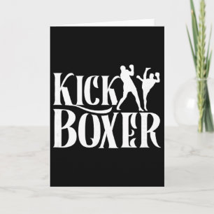 Tarjeta Kickboxer Kickbox Kick Boxing Kickboxing Artes Mar
