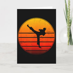 Tarjeta Kickboxing Boxeo femenino de mujeres Kickbox Kickb