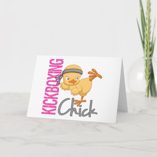 Tarjeta Kickboxing Chick (Anverso)