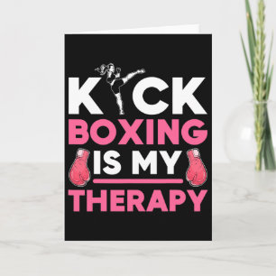 Tarjeta Kickboxing Es Mi Terapia