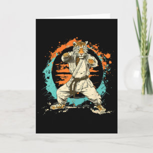Tarjeta Kickboxing Leopardo Taekwondo Karate Mma Artes Mar