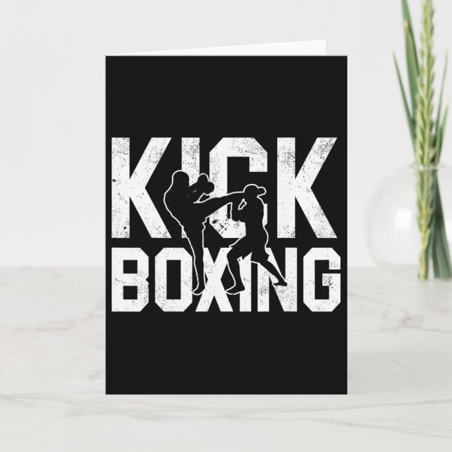 Tarjeta Kickboxing Shirts For Men  (Anverso)