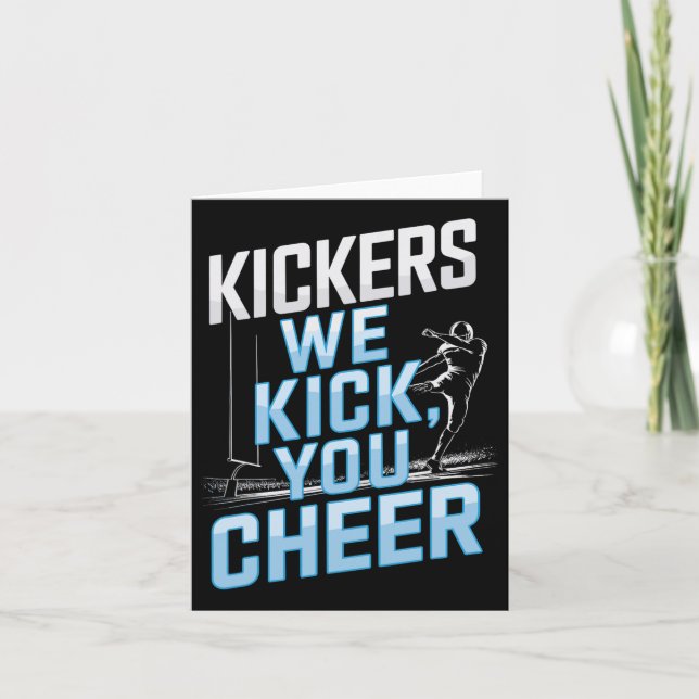 Tarjeta Kickers we Kick (Anverso)