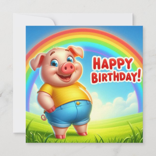 Tarjeta Kid's birthday Card (Anverso)