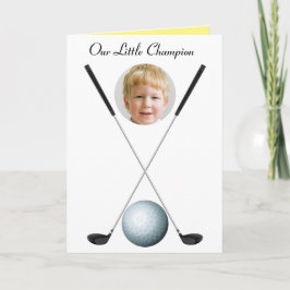 Tarjeta Kids Golf Birthday Photo Template Epic Fun