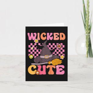 Tarjeta Kids Groovy Wicks Cute Witch Halloween Costume Ki