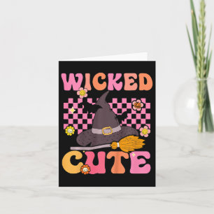 Tarjeta Kids Groovy Wicks Cute Witch Halloween Costume Ki