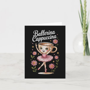 Tarjeta Kids Meme Italiano Brainrot Ballerina Cappuccina T