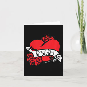 Tarjeta Kids Mom Heart Tattoo