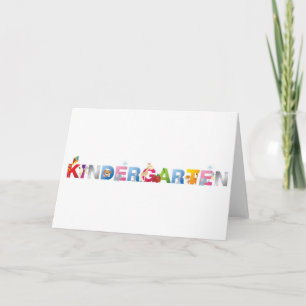 Tarjeta kindergarten
