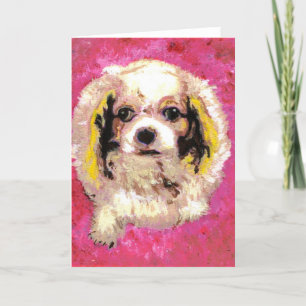Tarjeta King Charles Spaniel