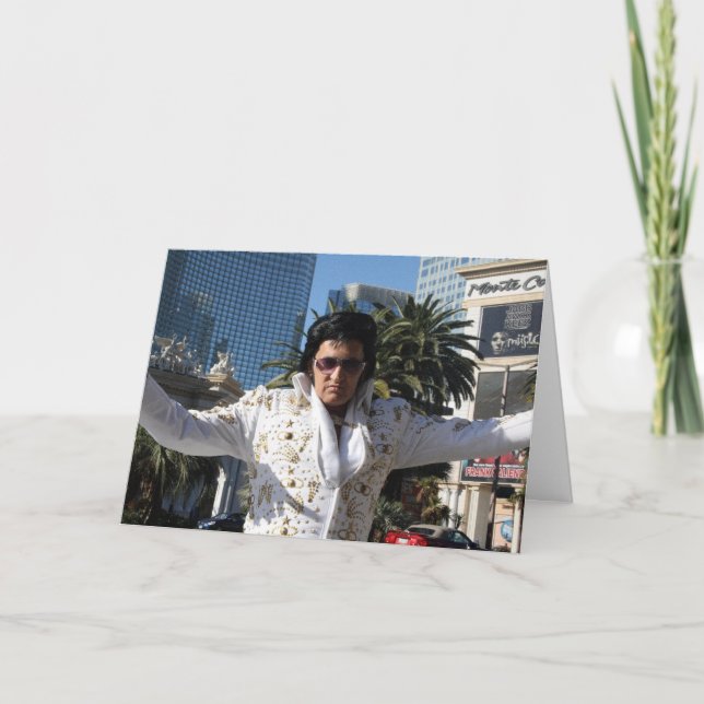 TARJETA KING DEL DÍA DEL PADRE DEL IMPERSONADOR DE (Anverso)