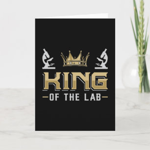 Tarjeta King Of The Lab Laboratory Technician Lab Tech