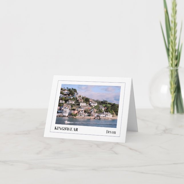 Tarjeta Kingswear, Devon (Anverso)