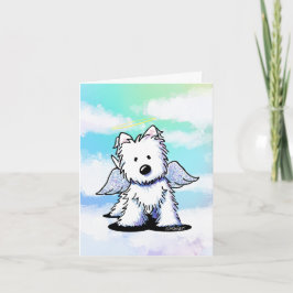 Tarjeta KiniArt Westie Angel