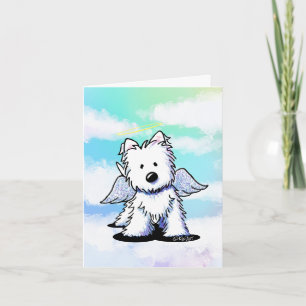 Tarjeta KiniArt Westie Angel